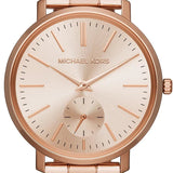 Buy Shop Michael Kors Jaryn Quartz Rose Gold Dial Rose Gold Steel Strap Watch For Women - MK3501 USA Online