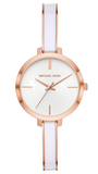 Buy Shop Michael Kors Jaryn Analog White Dial Two Tone Steel Strap Watch For Women - MK4342 USA Online