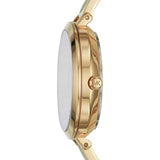 Buy Shop Michael Kors Jaryn Quartz Gold Dial Gold Steel Strap Watch For Women - MK3734 USA Online