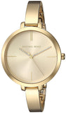 Buy Shop Michael Kors Jaryn Quartz Gold Dial Gold Steel Strap Watch For Women - MK3734 USA Online