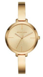Buy Shop Michael Kors Jaryn Quartz Gold Dial Gold Steel Strap Watch For Women - MK3734 USA Online