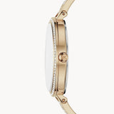 Buy Shop Michael Kors Jaryn Quartz Gold Dial Gold Steel Strap Watch For Women - MK3784 USA Online