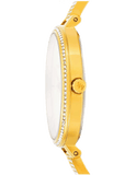Buy Shop Michael Kors Jaryn Quartz Gold Dial Gold Steel Strap Watch For Women - MK3784 USA Online