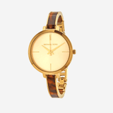 Buy Shop Michael Kors Jaryn Quartz Gold Dial Two Tone Steel Strap Watch for Women - MK4341 USA Online