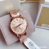Buy Shop Michael Kors Jaryn Quartz Rose Gold Dial Rose Gold Steel Strap Watch For Women - MK3501 USA Online