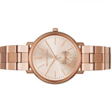 Buy Shop Michael Kors Jaryn Quartz Rose Gold Dial Rose Gold Steel Strap Watch For Women - MK3501 USA Online