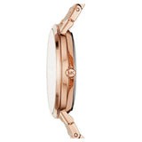 Buy Shop Michael Kors Jaryn Quartz Rose Gold Dial Rose Gold Steel Strap Watch For Women - MK3501 USA Online