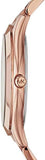 Buy Shop Michael Kors Jaryn Quartz Rose Gold Dial Rose Gold Steel Strap Watch For Women - MK3501 USA Online