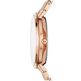 Buy Shop Michael Kors Jaryn Quartz Rose Gold Dial Rose Gold Steel Strap Watch For Women - MK3501 USA Online