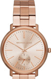 Buy Shop Michael Kors Jaryn Quartz Rose Gold Dial Rose Gold Steel Strap Watch For Women - MK3501 USA Online