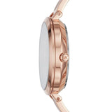 Buy Shop Michael Kors Jaryn Quartz Rose Gold Dial Rose Gold Steel Strap Watch For Women - MK3735 USA Online
