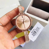 Buy Shop Michael Kors Jaryn Quartz Rose Gold Dial Rose Gold Steel Strap Watch For Women - MK3785 USA Online