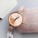 Buy Shop Michael Kors Jaryn Quartz Rose Gold Dial Rose Gold Steel Strap Watch For Women - MK3785 USA Online