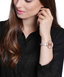 Buy Shop Michael Kors Jaryn Quartz Rose Gold Dial Rose Gold Steel Strap Watch For Women - MK3785 USA Online