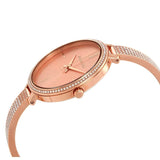 Buy Shop Michael Kors Jaryn Quartz Rose Gold Dial Rose Gold Steel Strap Watch For Women - MK3785 USA Online