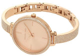 Buy Shop Michael Kors Jaryn Quartz Rose Gold Dial Rose Gold Steel Strap Watch For Women - MK3785 USA Online