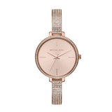 Buy Shop Michael Kors Jaryn Quartz Rose Gold Dial Rose Gold Steel Strap Watch For Women - MK3785 USA Online