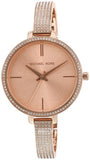 Buy Shop Michael Kors Jaryn Quartz Rose Gold Dial Rose Gold Steel Strap Watch For Women - MK3785 USA Online