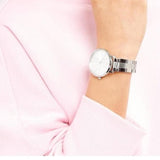 Buy Shop Michael Kors Jaryn Quartz Silver Dial Silver Steel Strap Watch For Women - MK3499 USA Online
