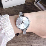 Buy Shop Michael Kors Jaryn Quartz Silver Dial Silver Steel Strap Watch For Women - MK3783 USA Online