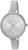 Buy Shop Michael Kors Jaryn Quartz Silver Dial Silver Steel Strap Watch For Women - MK3783 USA Online