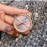 Buy Shop Michael Kors Jaryn Rose Gold Dial Rose Gold Steel Strap Watch For Women - MK3547 USA Online