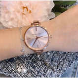 Buy Shop Michael Kors Jaryn Rose Gold Dial Rose Gold Steel Strap Watch For Women - MK3547 USA Online