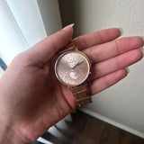 Buy Shop Michael Kors Jaryn Rose Gold Dial Rose Gold Steel Strap Watch for Women - MK3621 USA Online
