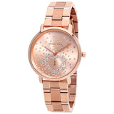 Buy Shop Michael Kors Jaryn Rose Gold Dial Rose Gold Steel Strap Watch for Women - MK3621 USA Online