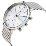 Buy Shop Michael Kors Jaryn Silver Dial Silver Mesh Bracelet Watch for Men - MK8541 USA Online