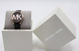 Buy Shop Michael Kors Jaycie Quartz Black Dial Black Leather Strap Watch for Women - MK2860 USA Online