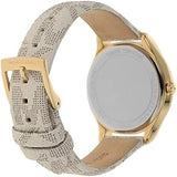 Buy Shop Michael Kors Jaycie Quartz Gold Dial White Leather Strap Watch for Women - MK2861 USA Online