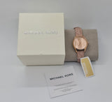 Buy Shop Michael Kors Jaycie Quartz Rose Gold Dial Pink Leather Strap Watch for Women - MK2879 USA Online