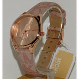Buy Shop Michael Kors Jaycie Quartz Rose Gold Dial Pink Leather Strap Watch for Women - MK2879 USA Online