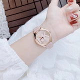 Buy Shop Michael Kors Jaycie Quartz Rose Gold Dial Pink Leather Strap Watch for Women - MK2879 USA Online