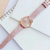 Buy Shop Michael Kors Jaycie Quartz Rose Gold Dial Pink Leather Strap Watch for Women - MK2879 USA Online