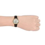 Buy Shop Michael Kors Jaycie Three Hand Gold Dial Brown Leather Strap Watch for Women - MK2862 USA Online