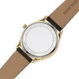 Buy Shop Michael Kors Jaycie Three Hand Gold Dial Brown Leather Strap Watch for Women - MK2862 USA Online