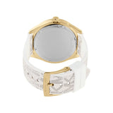 Buy Shop Michael Kors Jessa Multifunction Gold Dial White Leather Strap Watch For Women - MK7204 USA Online
