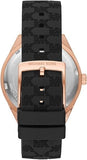 Buy Shop Michael Kors Jessa Quartz Black Dial Black Silicone Strap Watch For Women - MK7266 USA Online