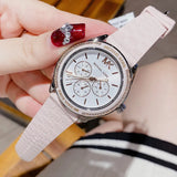 Buy Shop Michael Kors Jessa Quartz Silver Dial Pink Silicone Strap Watch For Women - MK7268 USA Online