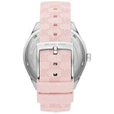 Buy Shop Michael Kors Jessa Quartz Silver Dial Pink Silicone Strap Watch For Women - MK7268 USA Online