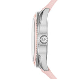 Buy Shop Michael Kors Jessa Quartz Silver Dial Pink Silicone Strap Watch For Women - MK7268 USA Online