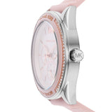 Buy Shop Michael Kors Jessa Quartz Silver Dial Pink Silicone Strap Watch For Women - MK7268 USA Online