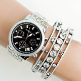 Buy Shop Michael Kors Jet Set Chronograph Blue Dial Silver Steel Strap Watch for Women - MK5021 USA Online