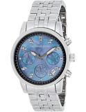 Buy Shop Michael Kors Jet Set Chronograph Blue Dial Silver Steel Strap Watch for Women - MK5021 USA Online