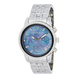 Buy Shop Michael Kors Jet Set Chronograph Blue Dial Silver Steel Strap Watch for Women - MK5021 USA Online