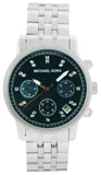 Buy Shop Michael Kors Jet Set Chronograph Blue Dial Silver Steel Strap Watch for Women - MK5021 USA Online