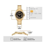 Buy Shop Michael Kors Kacie Analogue Black Dial Gold Steel Strap Watch for Women - MK4852 USA Online