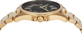 Buy Shop Michael Kors Kacie Analogue Black Dial Gold Steel Strap Watch for Women - MK4852 USA Online